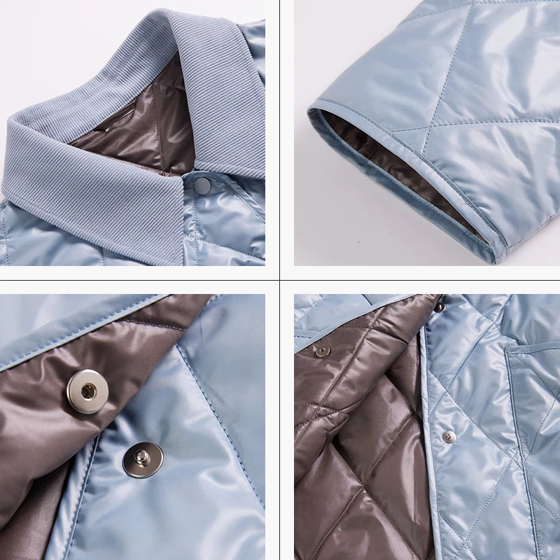 Astrid Women's Spring Jacket 2023 Padded Coat Women Parkas Quilted Fashion Stitching Female Clothing New In Outerwears Plus Size