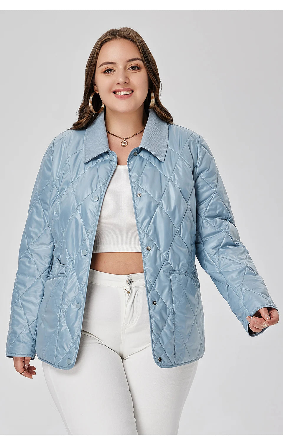 Astrid Women's Spring Jacket 2023 Padded Coat Women Parkas Quilted Fashion Stitching Female Clothing New In Outerwears Plus Size